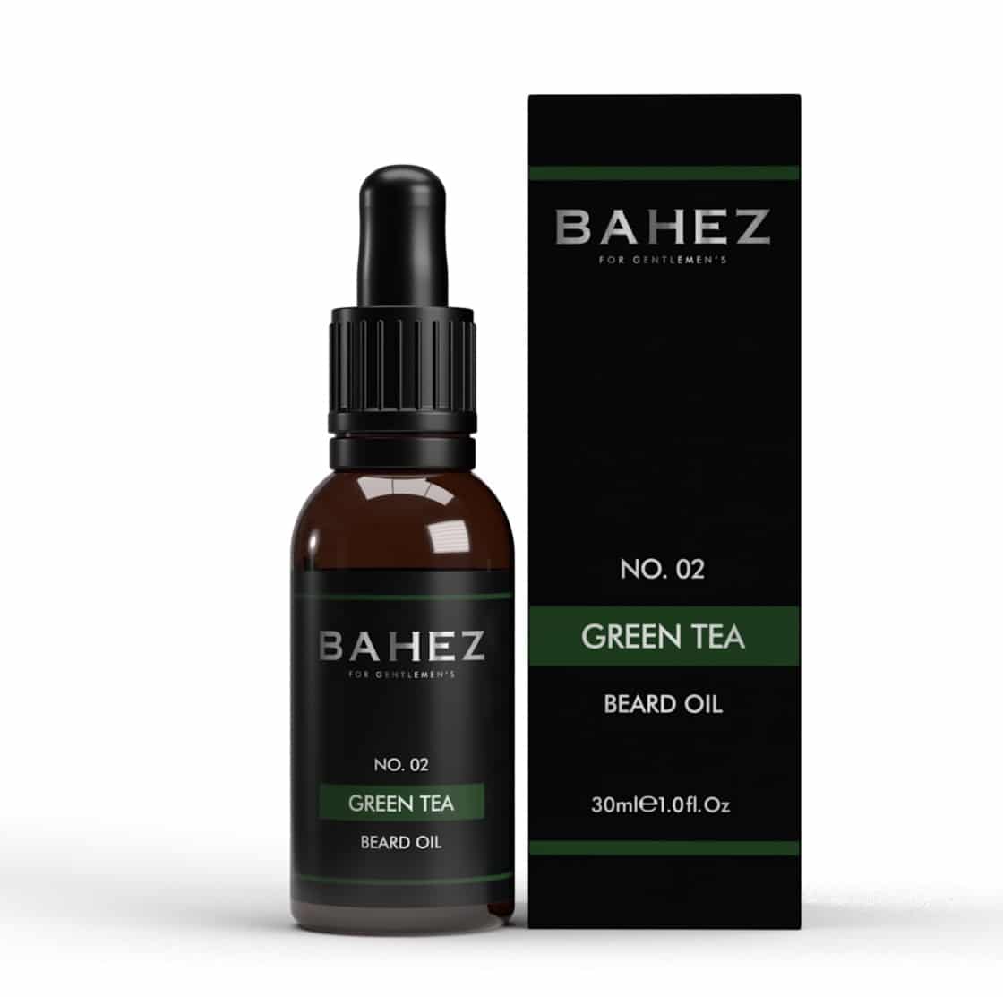 Bahez Beard Oil – Grøn te, 30 ml.