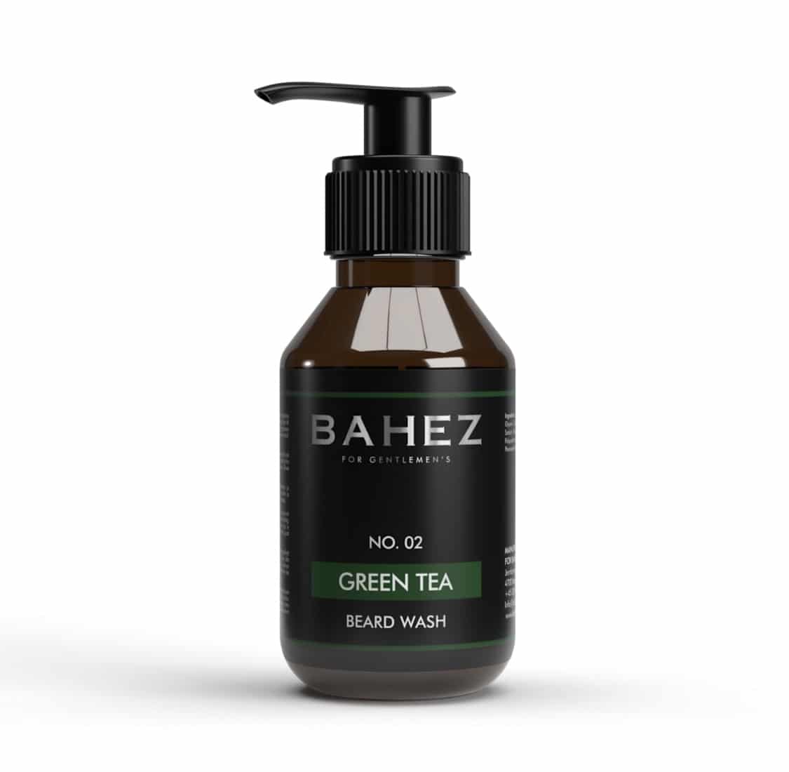 Bahez Beard Shampoo – Grøn te, 150 ml.