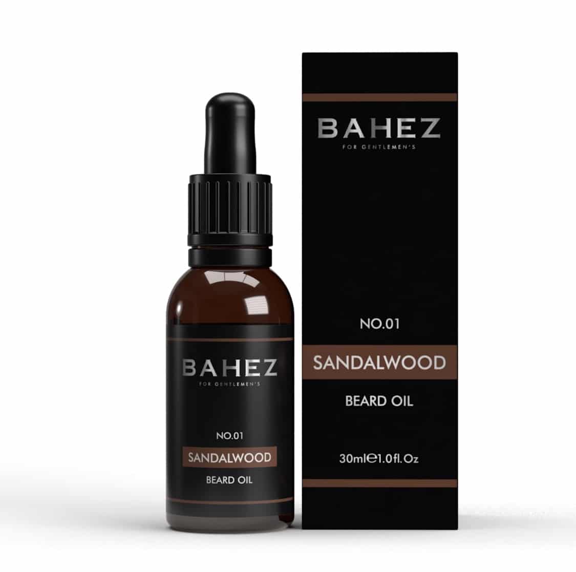 Bahez Beard Oil – Sandeltræ, 30 ml.