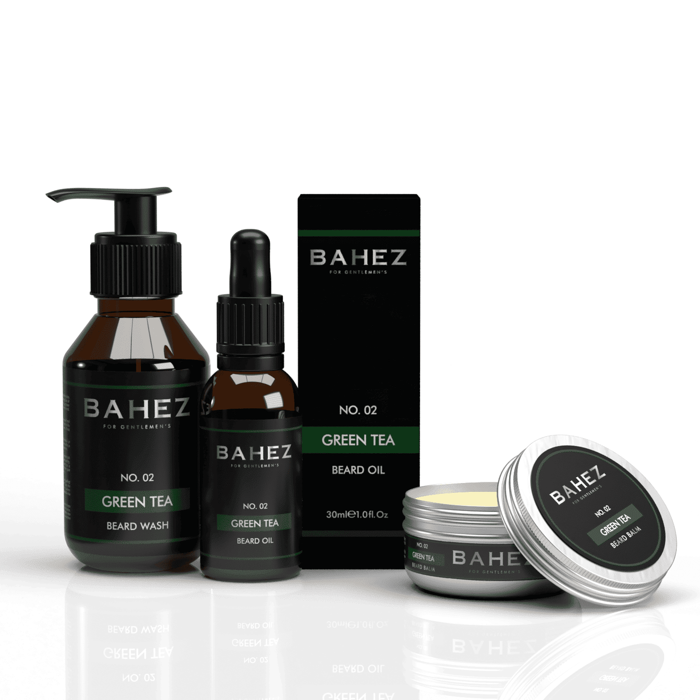 Bahez Beard Kit – Grøn te